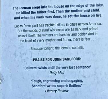 Winter Prey - John Sandford - Softcover - 343 pages