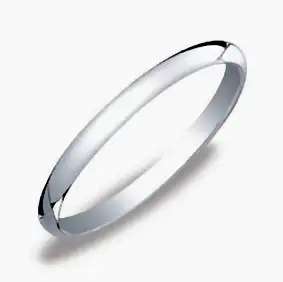 9k / 9ct white gold Wedding Band / Ring Spacer, 2mm wide, size O or P