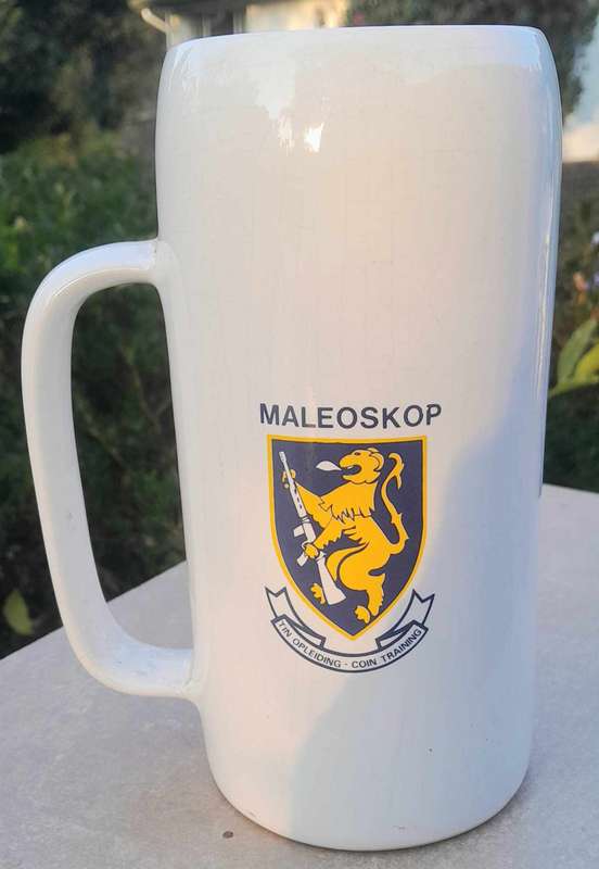 MALEOSKOP SAP COIN/TIN BEER TANKARD