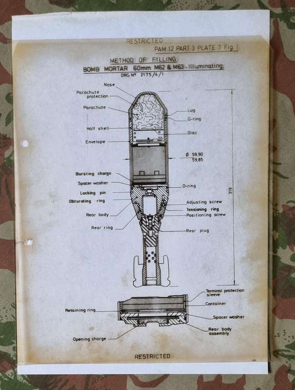 SADF 60mm MORTAR TRAINING SLIDES