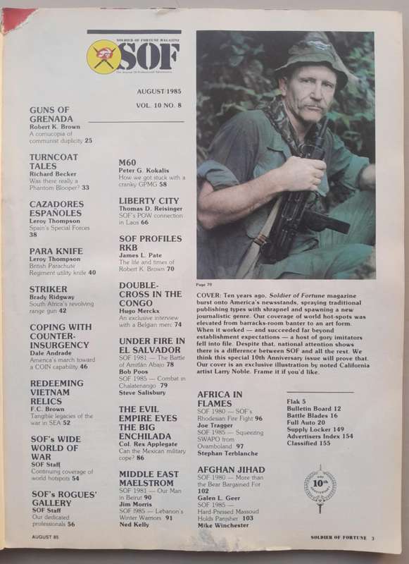 SOLDIER OF FORTUNE **10th Anniversary Issue**