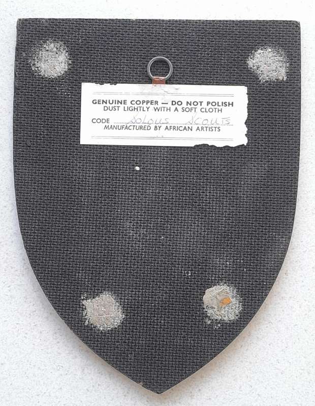 SELOUS SCOUTS PLAQUE