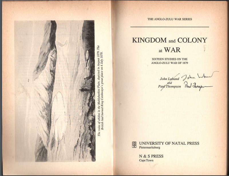 KINGDOM AND COLONY AT WAR **Signed x2**