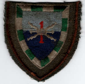 1 SIGNAL REGIMENT CLOTH PATCH