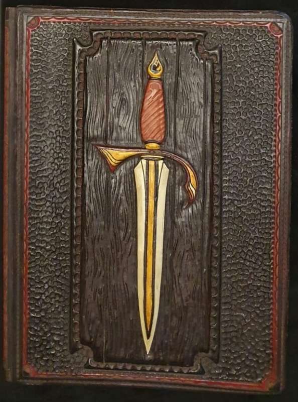 AFRICAN BLADE ** With Custom Leather Cover**