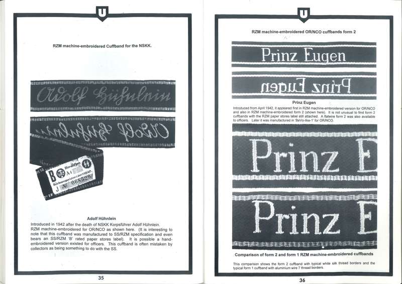 A COLLECTOR'S GUIDE TO SS & POLITICAL CUFFBANDS