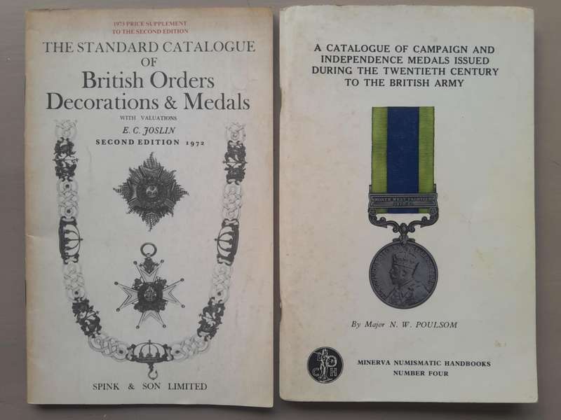 BRITISH MEDALS CATALOGUES