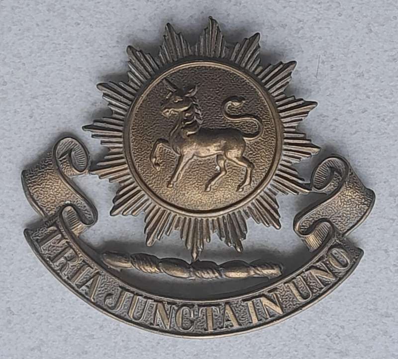 GREY HIGH SCHOOL CADET CORPS CAP BADGE