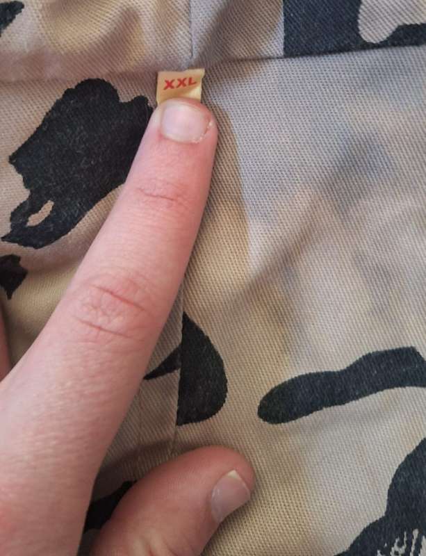 "ADDER" CAMOUFLAGED BUSH JACKET **XXL**