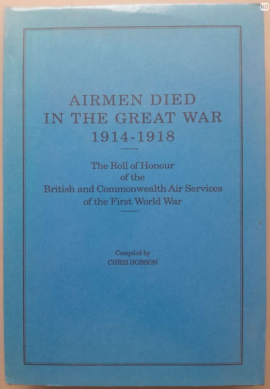 AIRMEN DIED IN THE GREAT WAR 1914-1918