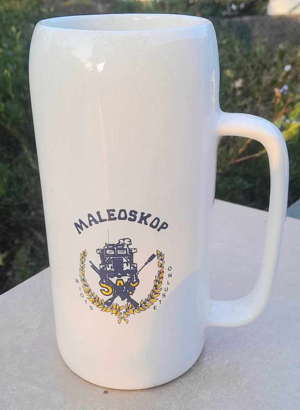 MALEOSKOP SAP COIN/TIN BEER TANKARD