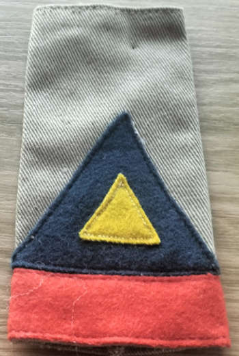 WWII 6th SA ARMOURED DIVISION FLASH