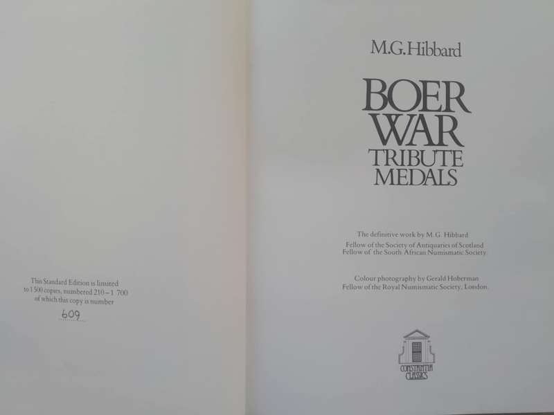 BOER WAR TRIBUTE MEDALS  **Signed x 2**