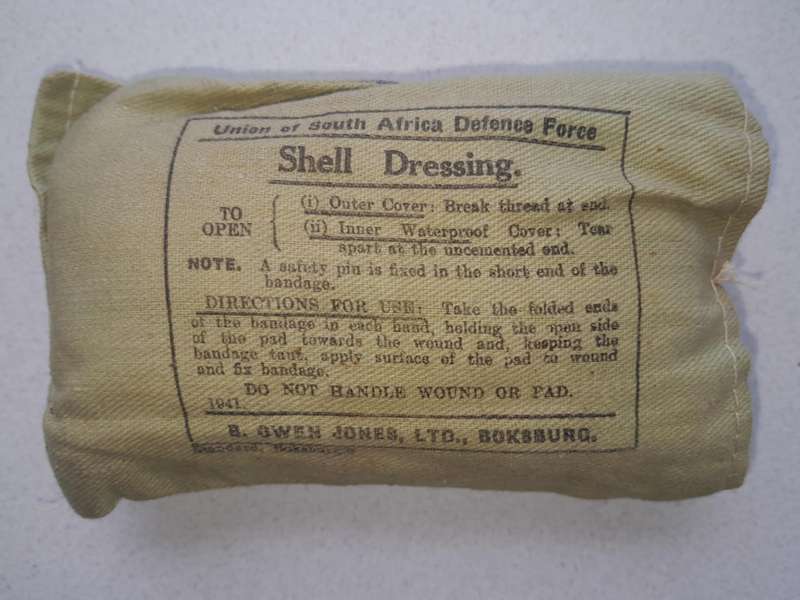 WWII U.D.F. SHELL DRESSING *BILINGUAL*