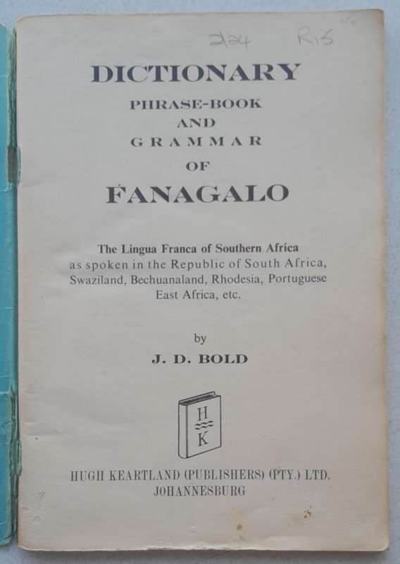 ** FANAGALO DICTIONARY **