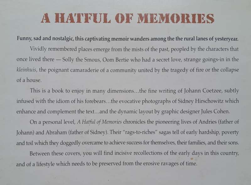 A HATFUL OF MEMORIES