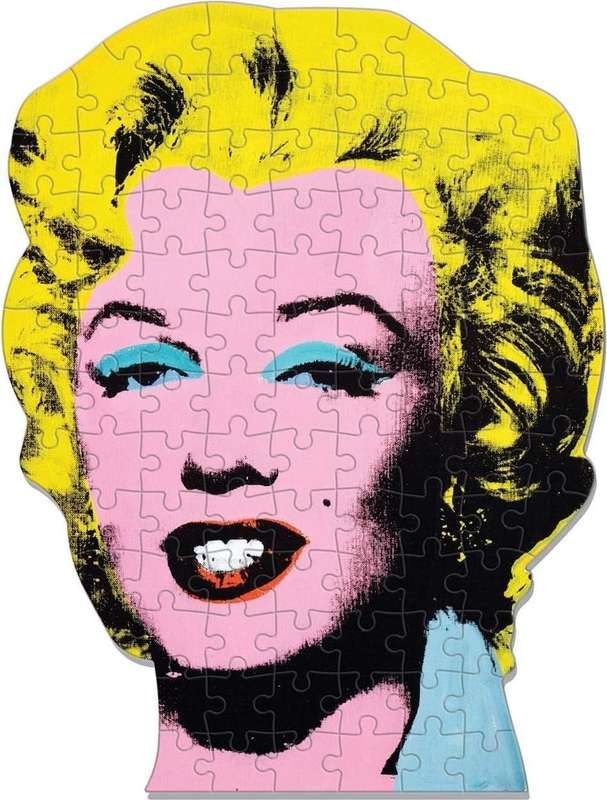 ANDY WARHOL Mini Marilyn Shaped Puzzle