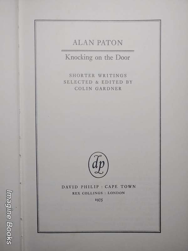 Knocking On The Door - Alan Paton