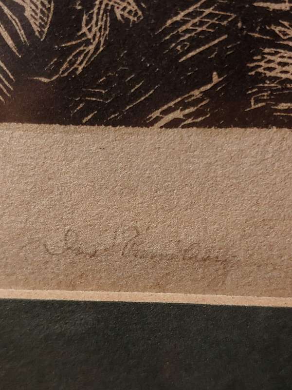 Cissarz, J. V. - Original Woodcut