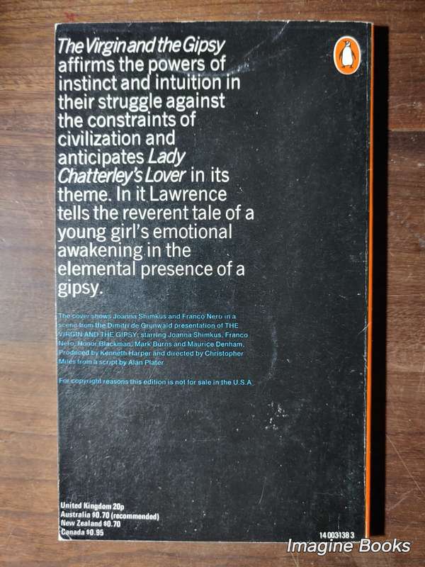 The Virgin And The Gipsy - D. H. Lawrence