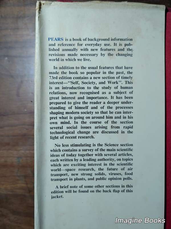 Pears Cyclopaedia 73rd Edition