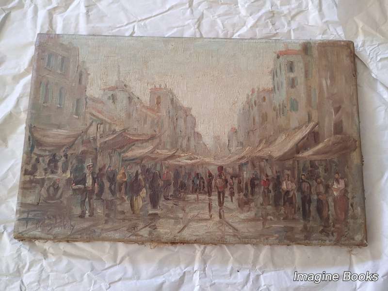 F. Scarpa - Original Oil on Canvas - Camogli (Genoa) PLUS one other