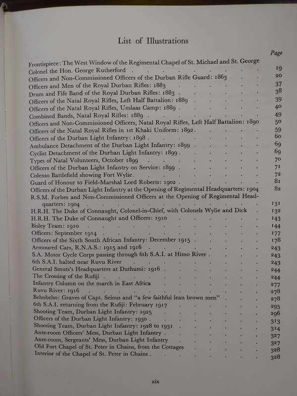 The Durban Light Infantry - Volume 1 - 1854 - 1934
