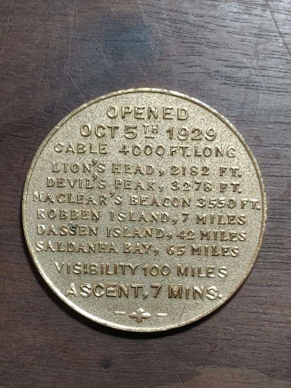 Table Mountain Souvenir Medallion