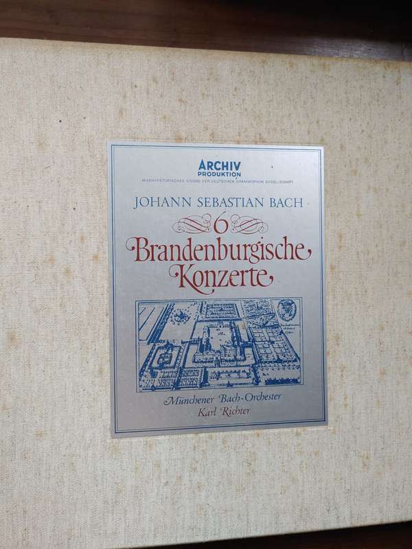 J. S. Bach - Brandenburgische Konzerte - 2 LP Box Set - ARCHIV PRODUKTION - Karl Richter