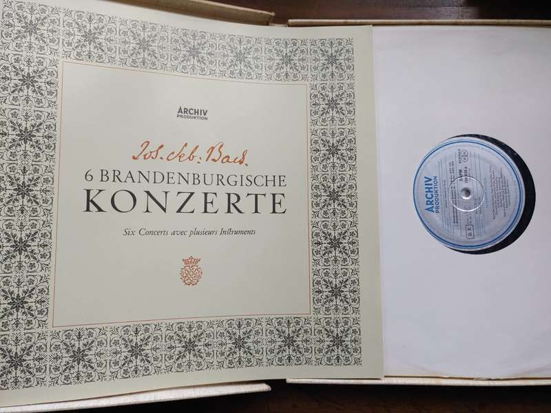 J. S. Bach - Brandenburgische Konzerte - 2 LP Box Set - ARCHIV PRODUKTION - Karl Richter