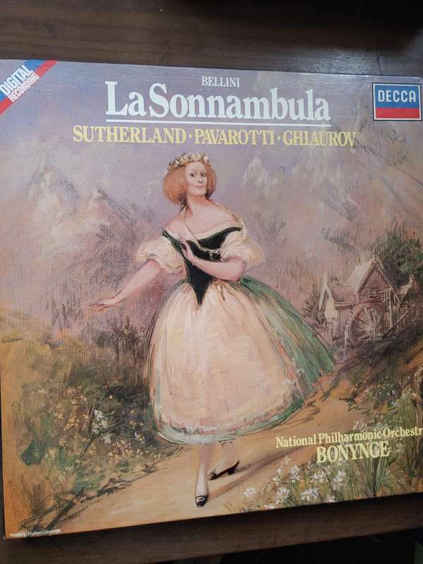 Bellini - La Sonnambula - Sutherland/Pavarotti/Ghiaurov - 3 LP Box Set DECCA