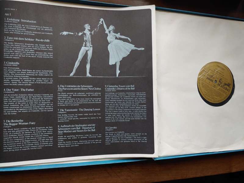 Cinderella - Prokofieff - Aschenbrodel Ballet op. 87 - 2 LP Box Set - Eurodisc