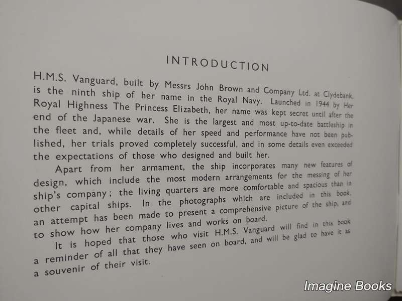 H.M.S. Vanguard - Pictorial Souvenir (with 6 postcards)