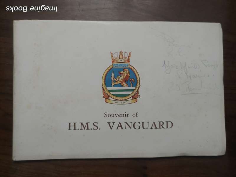H.M.S. Vanguard - Pictorial Souvenir (with 6 postcards)