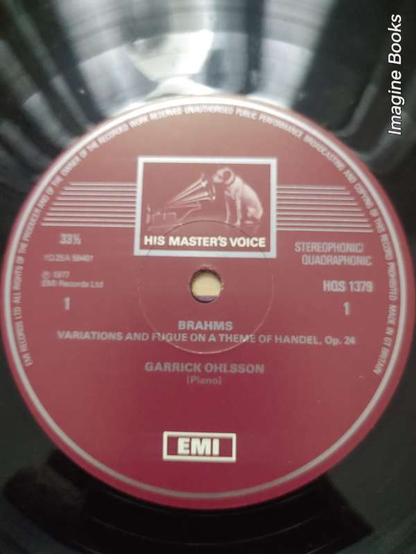Brahms - Handel Variations - Paganini Variations LP