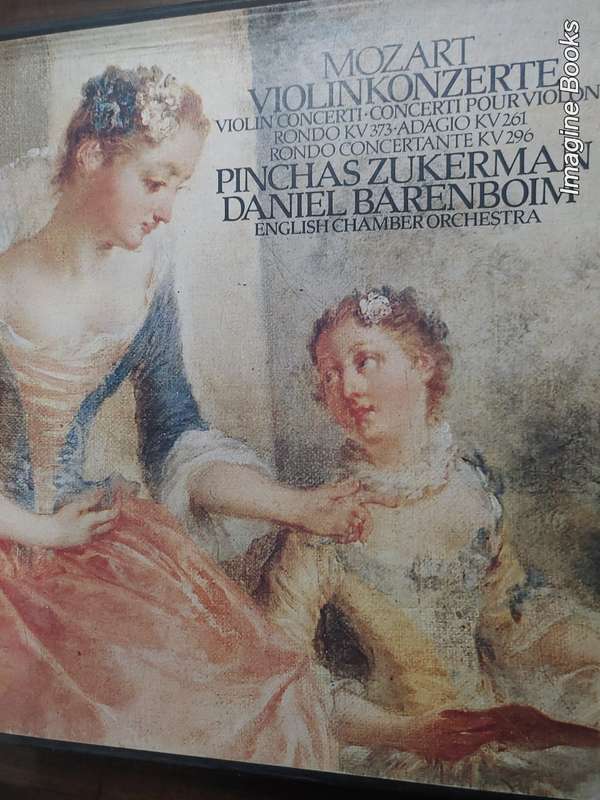 Mozart Violinkonzerte - Zukerman/Barenboim - 3 LP Set
