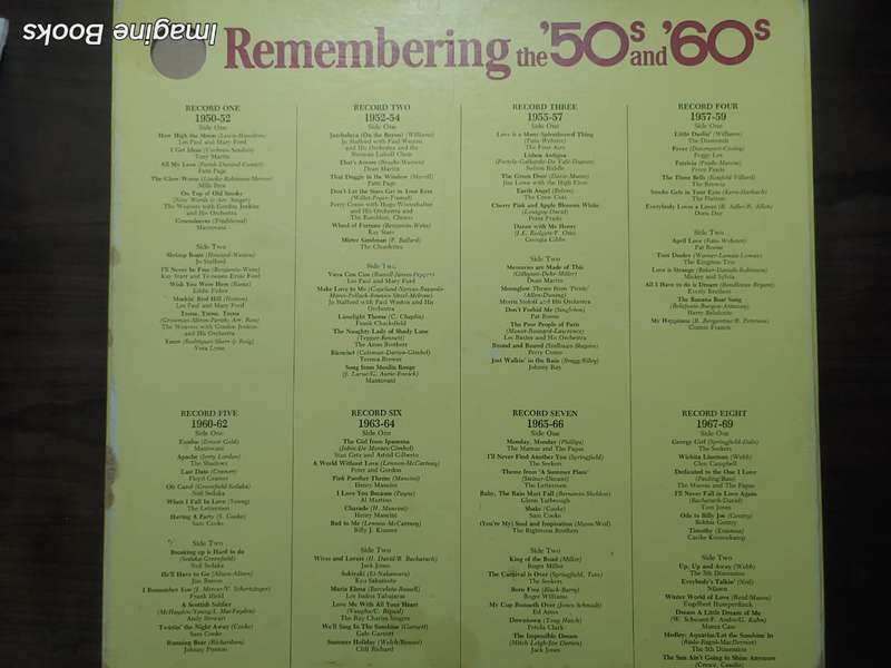 Remembering The 50s and 60s - Original Hits - 8 LP Set