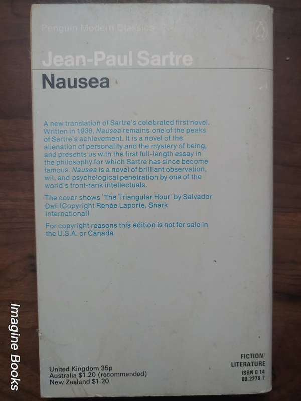 Nausea - Jean-Paul Sartre