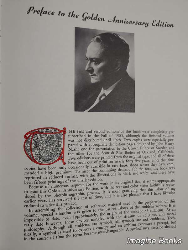 AN ENCYCLOPEDIC OUTLINE OF MASONIC, HERMETIC, QABBALISTIC AND ROSICRUCIAN SYMBOLICAL PHILOSOPHY