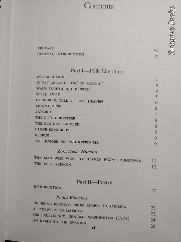 American Literature by Negro Authors