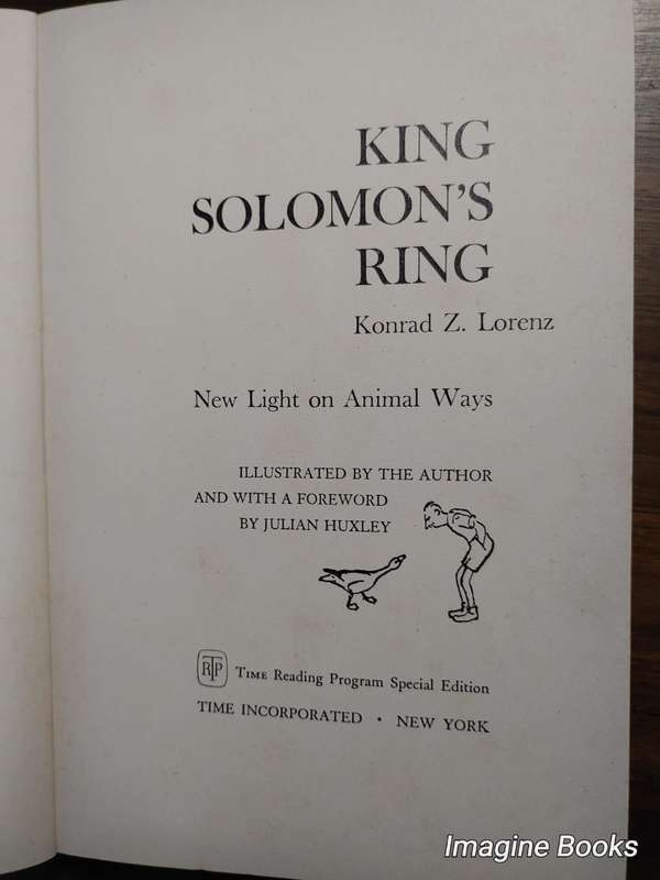 King Solomon's Ring - Konrad Lorenz