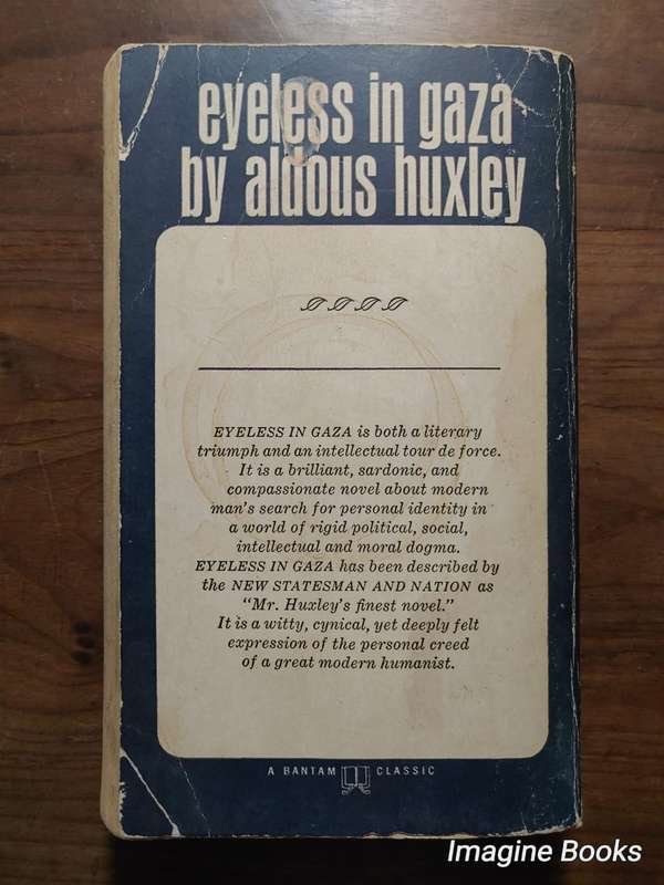 Eyeless In Gaza - Aldous Huxley