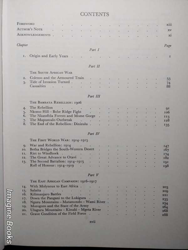 The Durban Light Infantry - Volume 1 - 1854 to 1934