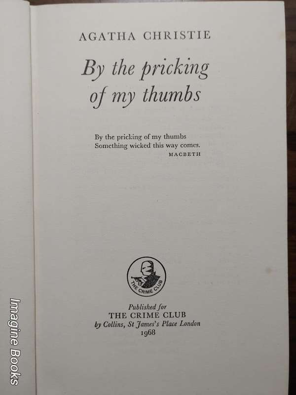 By The Pricking Of My Thumbs - Agatha Christie