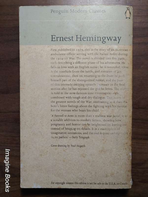 A Farewell To Arms - Hemingway