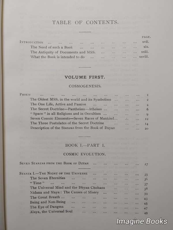 The Secret Doctrine - Blavatsky - 2 Volume Set