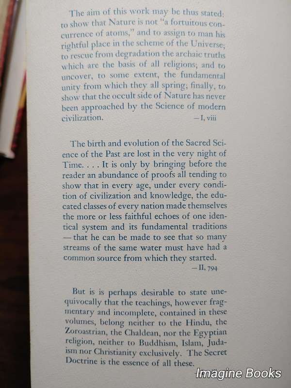 The Secret Doctrine - Blavatsky - 2 Volume Set