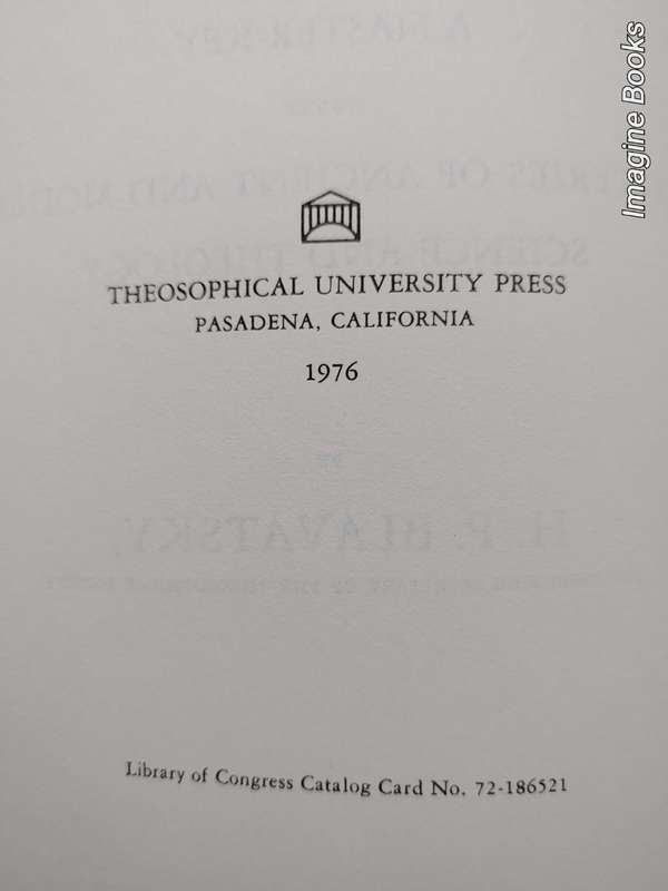 Isis Unveiled - Blavatsky - 2 Volume Set