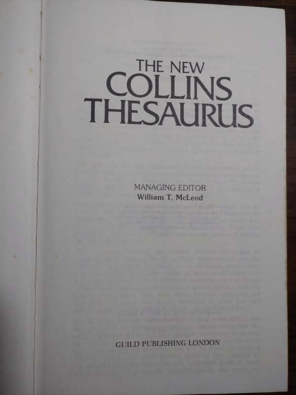 Collins Thesaurus
