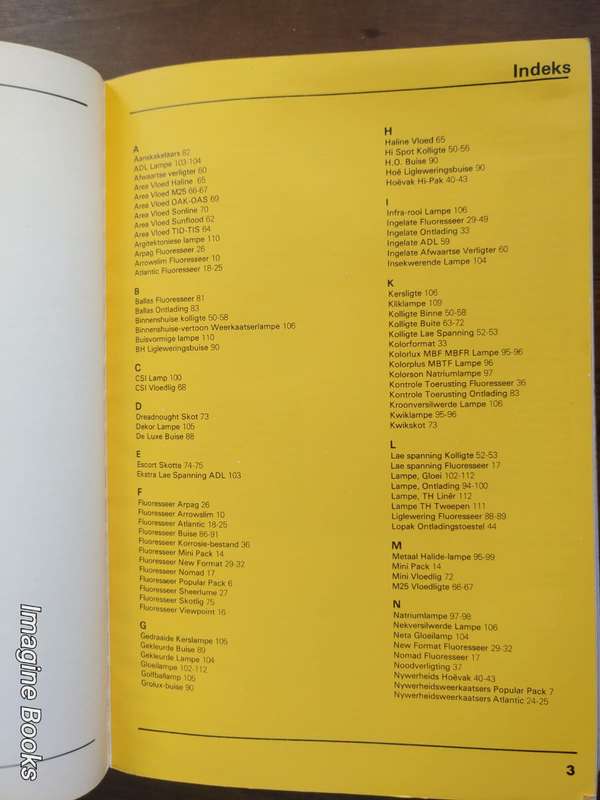 Thorn Lighting  - South Africa - Catalogue 1977/78